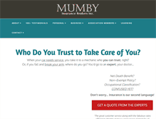 Tablet Screenshot of mumby.com